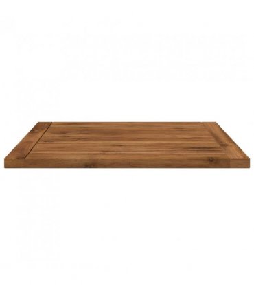 vidaXL Table Top 48.5 x 49 x 2 cm Rectangular Solid Acacia Wood — Colour: Natural