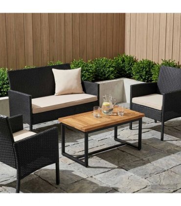 vidaXL Table Top 60.5 x 30 x 2 cm Rectangular Solid Acacia Wood — Colour: Natural