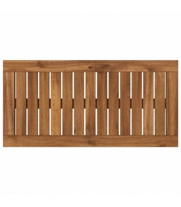 vidaXL Table Top 60.5 x 30 x 2 cm Rectangular Solid Acacia Wood — Colour: Natural