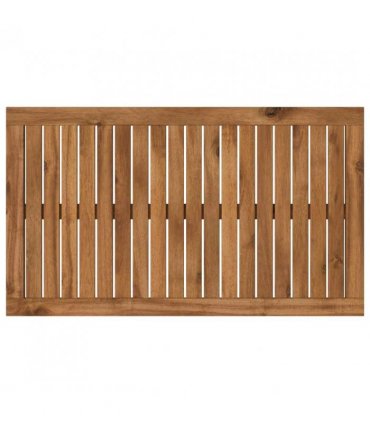 vidaXL Table Top 80.5 x 47 x 2 cm Rectangular Solid Acacia Wood — Colour: Natural