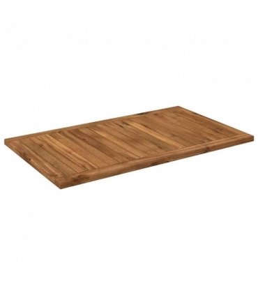 vidaXL Table Top 80.5 x 47 x 2 cm Rectangular Solid Acacia Wood — Colour: Natural