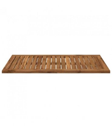 vidaXL Table Top 80.5 x 47 x 2 cm Rectangular Solid Acacia Wood — Colour: Natural