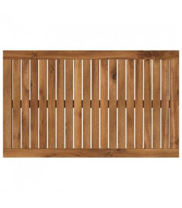 vidaXL Table Top 80.5 x 49 x 2 cm Rectangular Solid Acacia Wood — Colour: Natural