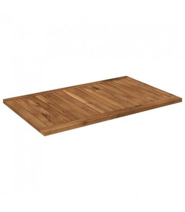 vidaXL Table Top 80.5 x 49 x 2 cm Rectangular Solid Acacia Wood — Colour: Natural