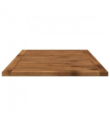 vidaXL Table Top 80.5 x 49 x 2 cm Rectangular Solid Acacia Wood — Colour: Natural