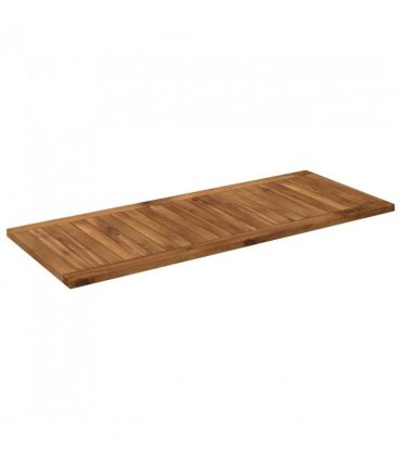 vidaXL Table Top 100.5 x 40 x 2 cm Rectangular Solid Acacia Wood — Colour: Natural