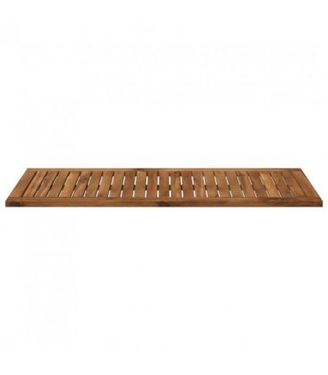 vidaXL Table Top 100.5 x 40 x 2 cm Rectangular Solid Acacia Wood — Colour: Natural