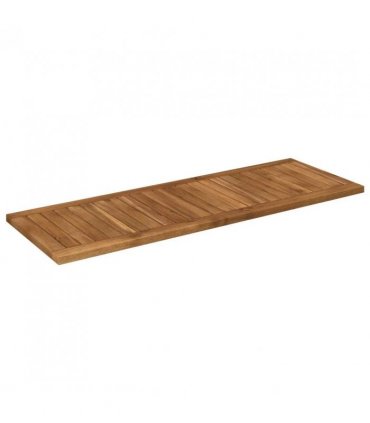 vidaXL Table Top 100.5 x 35 x 2 cm Rectangular Solid Acacia Wood — Colour: Natural