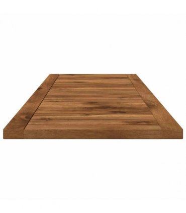 vidaXL Table Top 100.5 x 35 x 2 cm Rectangular Solid Acacia Wood — Colour: Natural