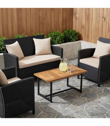 vidaXL Table Top 80.5 x 35 x 2 cm Rectangular Solid Acacia Wood — Colour: Natural