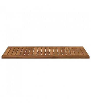vidaXL Table Top 80.5 x 35 x 2 cm Rectangular Solid Acacia Wood — Colour: Natural