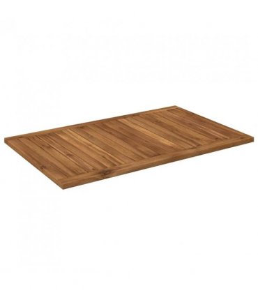 vidaXL Table Top 88.5 x 55 x 2 cm Rectangular Solid Acacia Wood — Colour: Natural