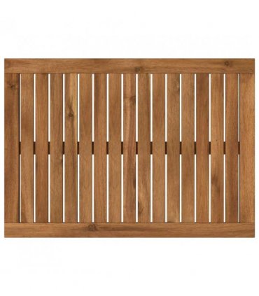 vidaXL Table Top 68.5 x 49 x 2 cm Rectangular Solid Acacia Wood — Colour: Natural