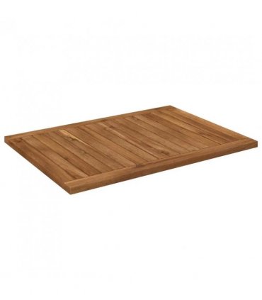 vidaXL Table Top 68.5 x 49 x 2 cm Rectangular Solid Acacia Wood — Colour: Natural