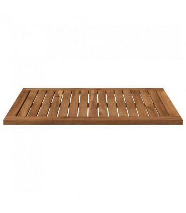 vidaXL Table Top 68.5 x 49 x 2 cm Rectangular Solid Acacia Wood — Colour: Natural