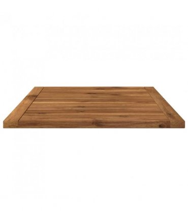 vidaXL Table Top 68.5 x 49 x 2 cm Rectangular Solid Acacia Wood — Colour: Natural