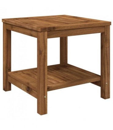 vidaXL Coffee Table Natural 48.5 x 49 x 45 cm Solid Acacia Wood