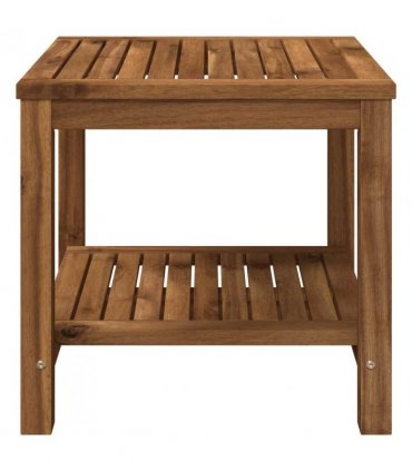 vidaXL Coffee Table Natural 48.5 x 49 x 45 cm Solid Acacia Wood