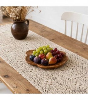 vidaXL Fruit Bowl JEPARA Ø 40 cm Teak Brown Solid Teak Wood