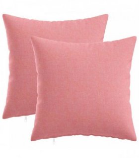 vidaXL Cushion with Pillow HEERLEN 2 pcs Pink Fabric — Size: 45 x 45 cm