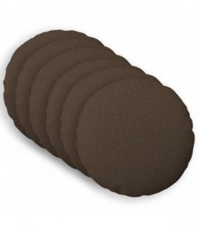 vidaXL Cushion with Pillow HEERLEN 6 pcs Taupe Fabric — Size: Ø 60 cm
