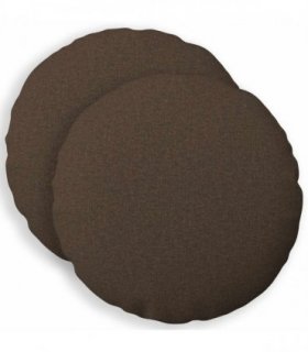 vidaXL Cushion with Pillow HEERLEN 2 pcs Taupe Fabric — Size: Ø 60 cm