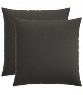 vidaXL Cushion with Pillow HEERLEN 2 pcs Dark Grey Fabric — Size: 55 x 55 cm