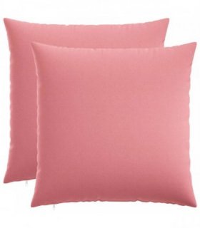 vidaXL Cushion with Pillow HEERLEN 2 pcs Pink Fabric — Size: 55 x 55 cm