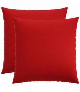 vidaXL Cushion with Pillow HEERLEN 2 pcs Red Fabric — Size: 55 x 55 cm