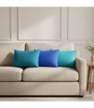 vidaXL Cushion with Pillow HEERLEN 6 pcs Turquoise Polyester — Size: 30 x 50 cm