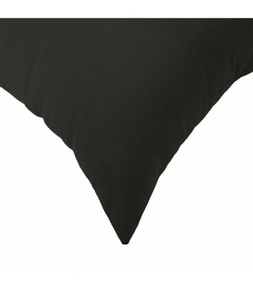 vidaXL Cushion with Pillow HEERLEN 2 pcs Black Polyester — Size: 40 x 80 cm