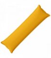 vidaXL Cushion with Pillow HOUTEN Light Yellow 40 x 145 cm Faux Linen