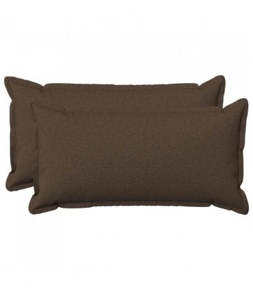 vidaXL Cushion with Pillow HOUTEN 2 pcs Taupe Faux Linen — Size: 40 x 70 cm