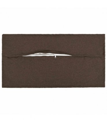 vidaXL Cushion with Pillow HOUTEN 2 pcs Taupe Faux Linen — Size: 40 x 80 cm