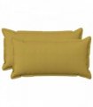 vidaXL Cushion with Pillow HOUTEN 2 pcs Light Green Faux Linen — Size: 40 x 70 cm