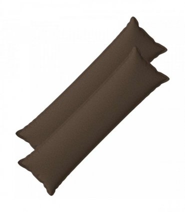 vidaXL Cushion with Pillow HOUTEN 2 pcs Taupe Faux Linen — Size: 40 x 145 cm