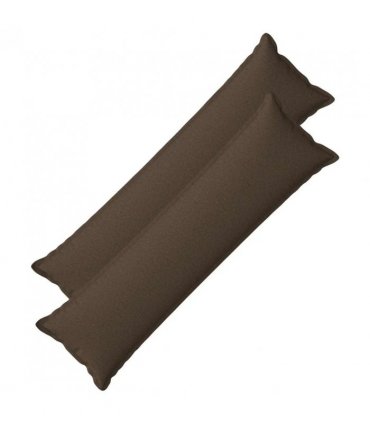 vidaXL Cushion with Pillow HOUTEN 2 pcs Taupe Faux Linen — Size: 40 x 145 cm