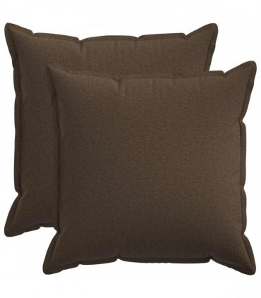 vidaXL Cushion with Pillow HOUTEN 2 pcs Taupe Faux Linen — Size: 60 x 60 cm