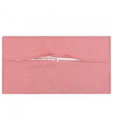 vidaXL Cushion with Pillow HOUTEN 2 pcs Pink Faux Linen — Size: 40 x 70 cm