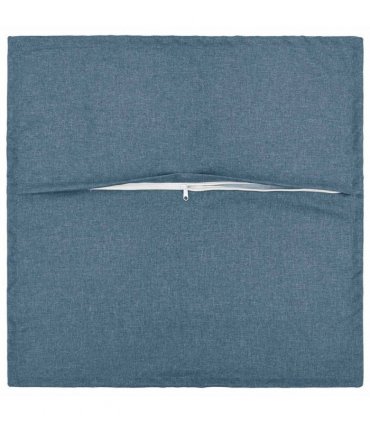 vidaXL Cushion with Pillow HOUTEN 6 pcs Jeans Blue Faux Linen — Size: 50 x 50 cm