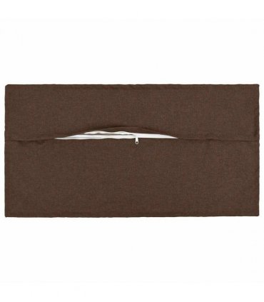 vidaXL Cushion with Pillow HOUTEN 6 pcs Brown Faux Linen — Size: 40 x 70 cm