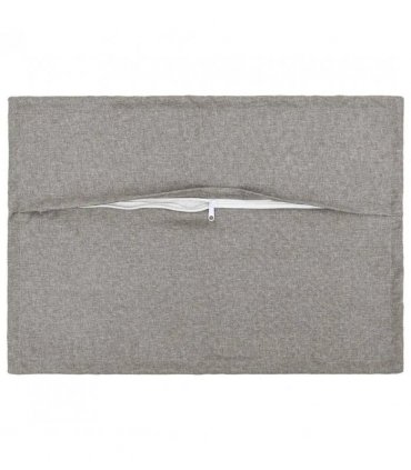 vidaXL Cushion with Pillow HOUTEN 6 pcs Cloud Grey Faux Linen — Size: 40 x 60 cm