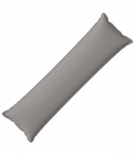 vidaXL Cushion with Pillow HOUTEN Cloud Grey 40 x 145 cm Faux Linen