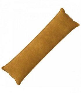 vidaXL Cushion with Pillow HOUTEN Yellow 40 x 145 cm Microfiber Fleece