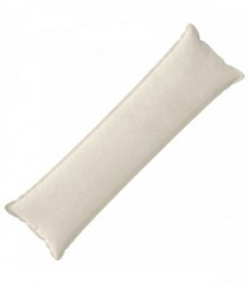 vidaXL Cushion with Pillow HOUTEN Cream 40 x 145 cm Microfiber Fleece