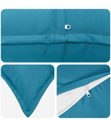 vidaXL Cushion with Pillow HOUTEN 6 pcs Light Blue Polyester — Size: 30 x 30 cm