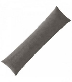 vidaXL Cushion Cover ALMELO Dark Grey 40 x 145 cm Corduroy