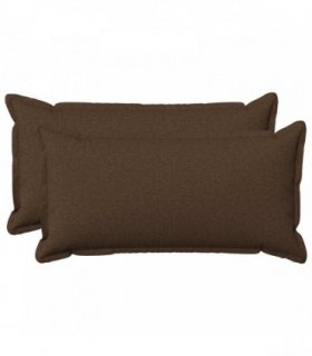 vidaXL Cushion Cover 2 pcs HOUTEN Brown 40 x 70 cm Faux Linen