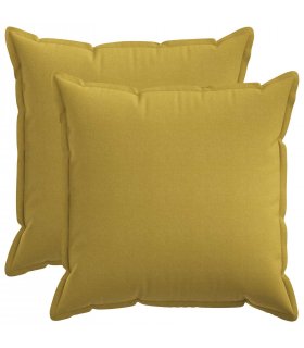 vidaXL Cushion Cover 2 pcs HOUTEN Light Green 80 x 80 cm Faux Linen