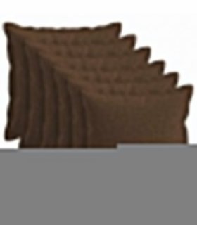 vidaXL Cushion Cover 6 pcs HOUTEN Brown 45 x 45 cm Faux Linen